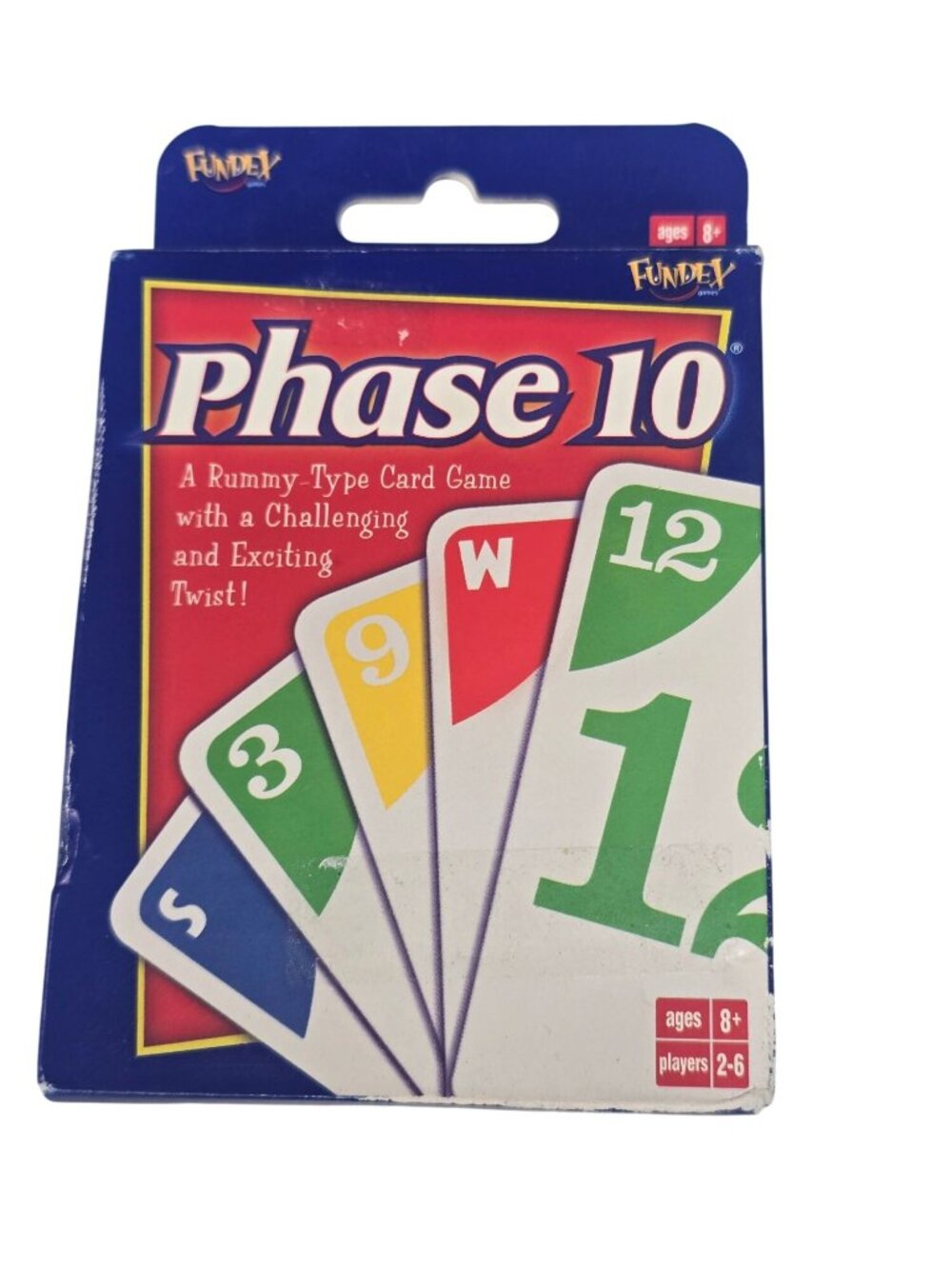 NEW Phase 10 Card Game By Fundex Ages 8+ 2-6 Players Rummy-Style